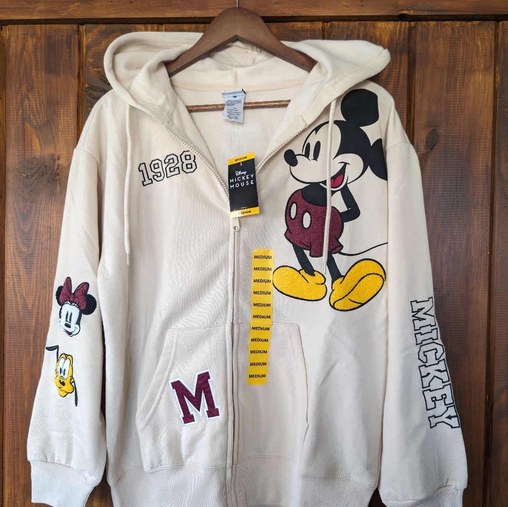 Disney zip hoodie/ medium